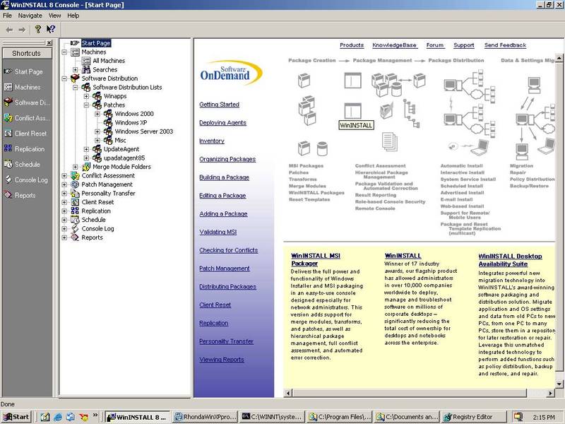 WinINSTALL Screenshot